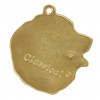 Bernese Mountain Dog - keyring (gold plating) - 794 - 29124