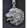 Bernese Mountain Dog - keyring (silver plate) - 2729 - 29247