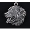 Bernese Mountain Dog - necklace (silver plate) - 2991 - 30945
