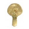 Bichon Frise - clip (gold plating) - 1026 - 26669