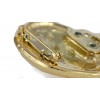 Bichon Frise - clip (gold plating) - 1026 - 26674