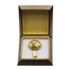 Bichon Frise - clip (gold plating) - 2600 - 28561