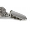 Bichon Frise - clip (silver plate) - 2550 - 27837