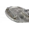 Bichon Frise - clip (silver plate) - 2550 - 27839