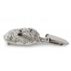 Bichon Frise - clip (silver plate) - 268 - 26299