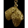 Black Russian Terrier - necklace (gold plating) - 972 - 4269