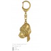 Bloodhound - keyring (gold plating) - 845 - 25202