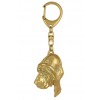 Bloodhound - keyring (gold plating) - 845 - 25204