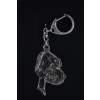 Bloodhound - keyring (silver plate) - 1804 - 12017