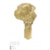 Border Terrier - clip (gold plating) - 1025 - 26660