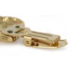 Border Terrier - clip (gold plating) - 1025 - 26665