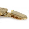 Border Terrier - clip (gold plating) - 1025 - 26666