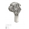 Border Terrier - clip (silver plate) - 2549 - 27827