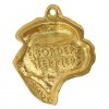 Border Terrier - keyring (gold plating) - 868 - 25260