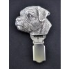 Border Terrier - keyring (silver plate) - 2054 - 17322