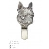 Boston Terrier - clip (silver plate) - 2541 - 27762