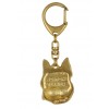 Boston Terrier - keyring (gold plating) - 819 - 25113