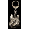 Boston Terrier - keyring (silver plate) - 1782 - 11682