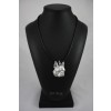 Boston Terrier - necklace (silver plate) - 2937 - 30725