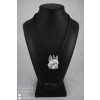 Boston Terrier - necklace (silver plate) - 2937 - 30728