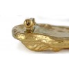 Bouvier des Flandres - clip (gold plating) - 2624 - 28518