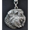 Bouvier des Flandres - keyring (silver plate) - 2125 - 19307