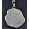 Bouvier des Flandres - keyring (silver plate) - 28 - 187