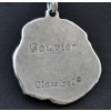 Bouvier des Flandres - necklace (silver cord) - 3153 - 32484