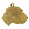 Boxer - keyring (gold plating) - 2411 - 27008