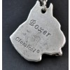 Boxer - necklace (silver chain) - 3286 - 33586