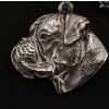 Boxer - necklace (silver plate) - 2932 - 30706