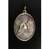 Boxer - necklace (silver plate) - 3425 - 34867