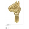 Bull Terrier - clip (gold plating) - 1022 - 26644