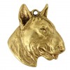 Bull Terrier - keyring (gold plating) - 2441 - 27159