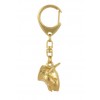 Bull Terrier - keyring (gold plating) - 2844 - 30234