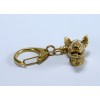 Bull Terrier - keyring (gold plating) - 2844 - 30224