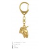 Bull Terrier - keyring (gold plating) - 2844 - 30237