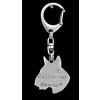 Bull Terrier - keyring (silver plate) - 107 - 9380