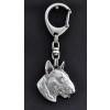 Bull Terrier - keyring (silver plate) - 1826 - 12322