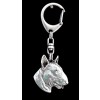 Bull Terrier - keyring (silver plate) - 1826 - 12325