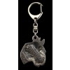 Bull Terrier - keyring (silver plate) - 2261 - 22924