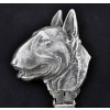 Bull Terrier - keyring (silver plate) - 2261 - 22930