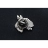 Bull Terrier - keyring (silver plate) - 2308 - 24475