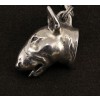Bull Terrier - necklace (silver plate) - 2905 - 30599