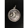Bull Terrier - necklace (silver plate) - 3441 - 34919