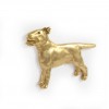 Bull Terrier - pin (gold) - 1556 - 7525