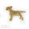 Bull Terrier - pin (gold) - 1556 - 7528