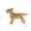 Bull Terrier - pin (gold plating) - 1051 - 7761