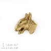 Bull Terrier - pin (gold plating) - 1081 - 7851