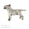 Bull Terrier - pin (silver plate) - 2632 - 28613